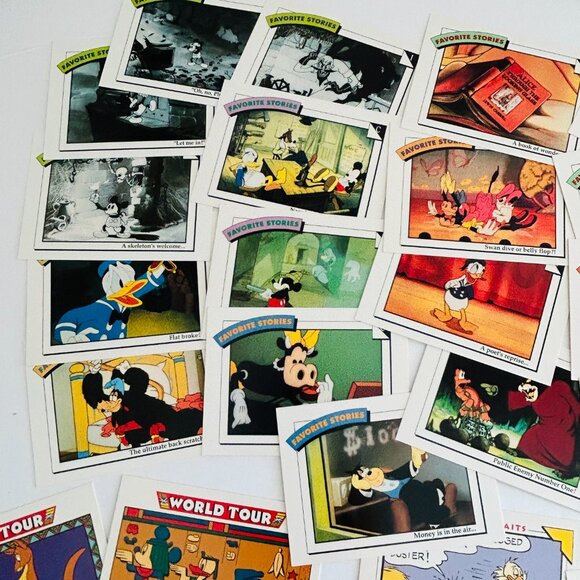 Disney Impel Collector Cards 1991 World Tour Fave Stories Family Portrait Lot 42 - Picture 2 of 7